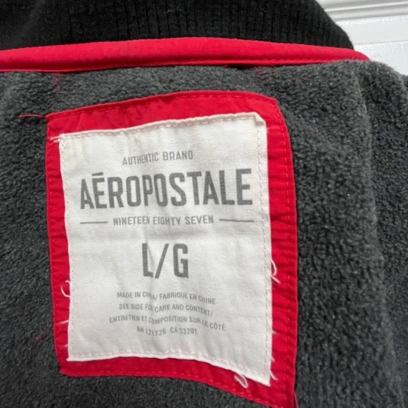 Men's Aeropostale Pullover Hoodie 1987 NY L - Picture 13 of 15